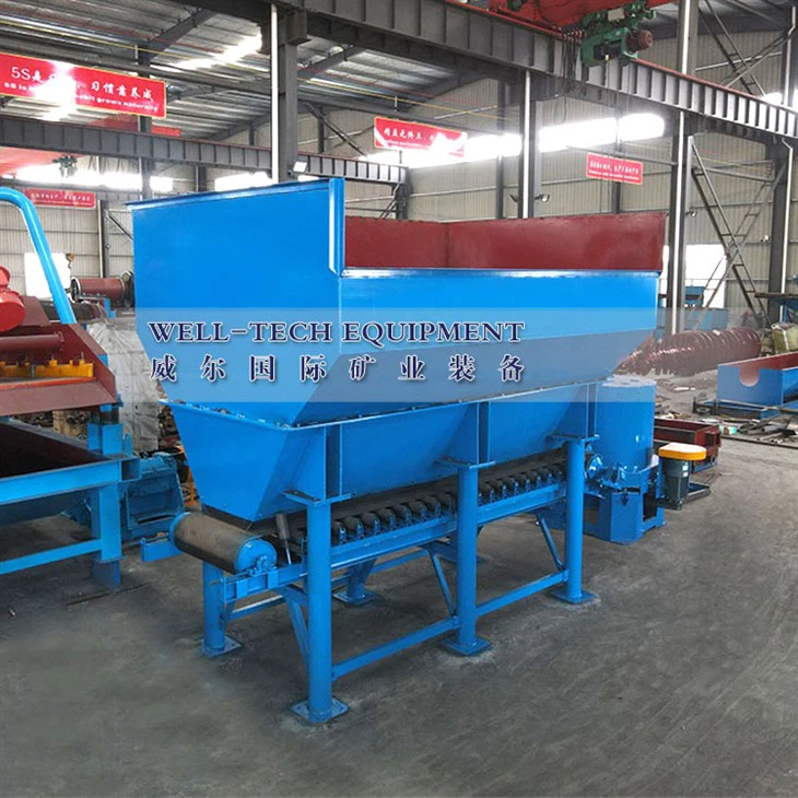Feeding Hopper Silo Feed Bin With Adjusting Speed Belt Conveyor